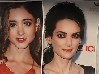 Massage My Big Cum Tribute To And Natalia Dyer And Winona Ryder