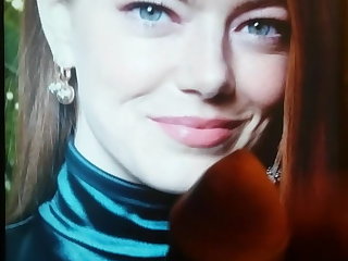 Emma Stone cum tribute 3