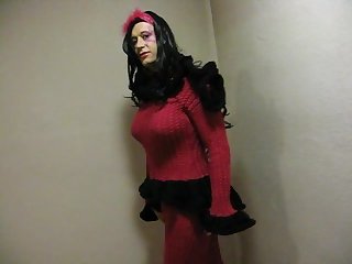 Odkryty French crossdresser walk outdoor for and with Mistress ! 2